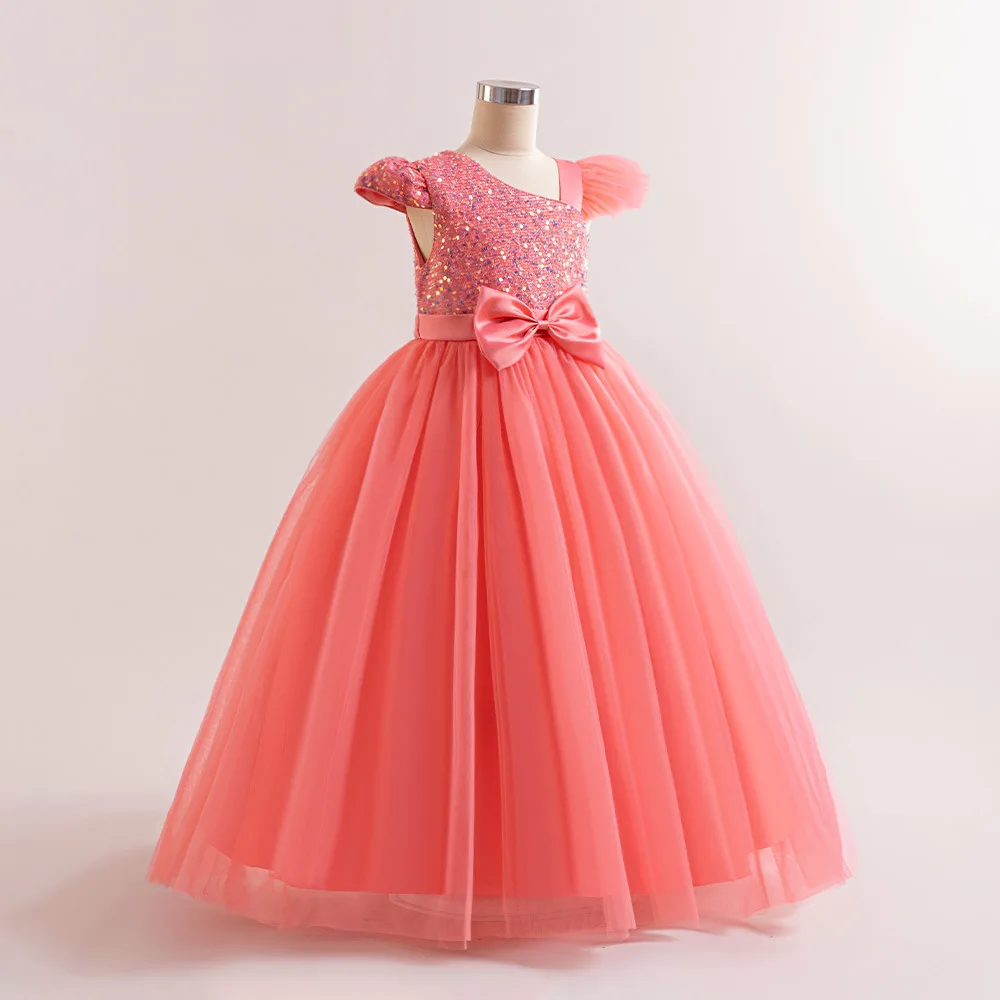 

Girls Party Dress 130cm-170cm Piano Dresses Kids Wedding Birthday Ball Gown Photograph Princes Cosplay Costumes