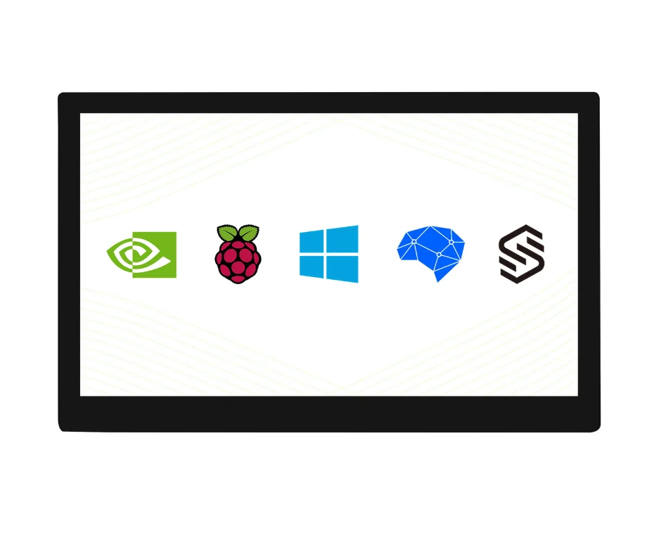 10pcs 1inch QLED Quantum Dot Display 1280x720 IPS Screen G G Tempered Glass Panel High Compatibility Capacitive Touch