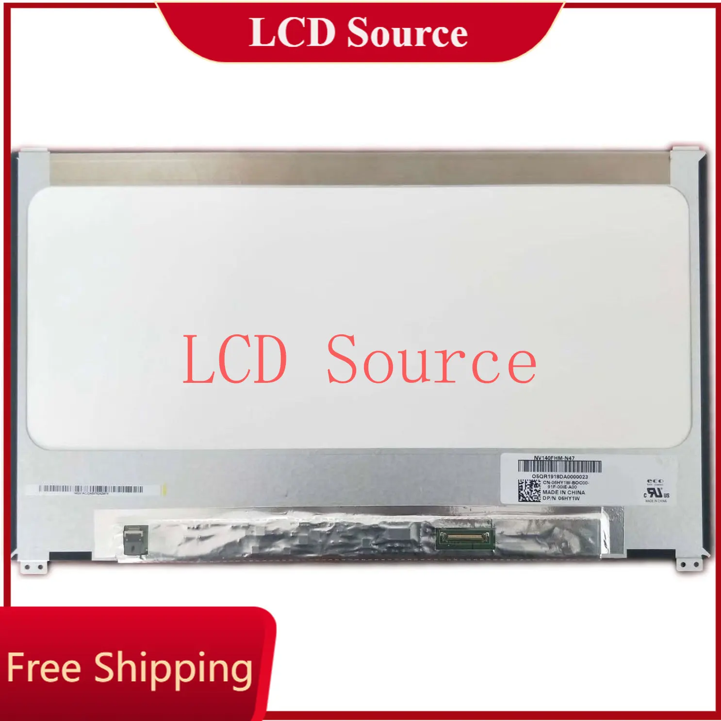 Ajuste N140hce-e52 B140han03.3 Ips 14.0 Painel de Substituição para Dell 1920×1080 Fhd Lcd Display Led Tela Nv140fhm-n47