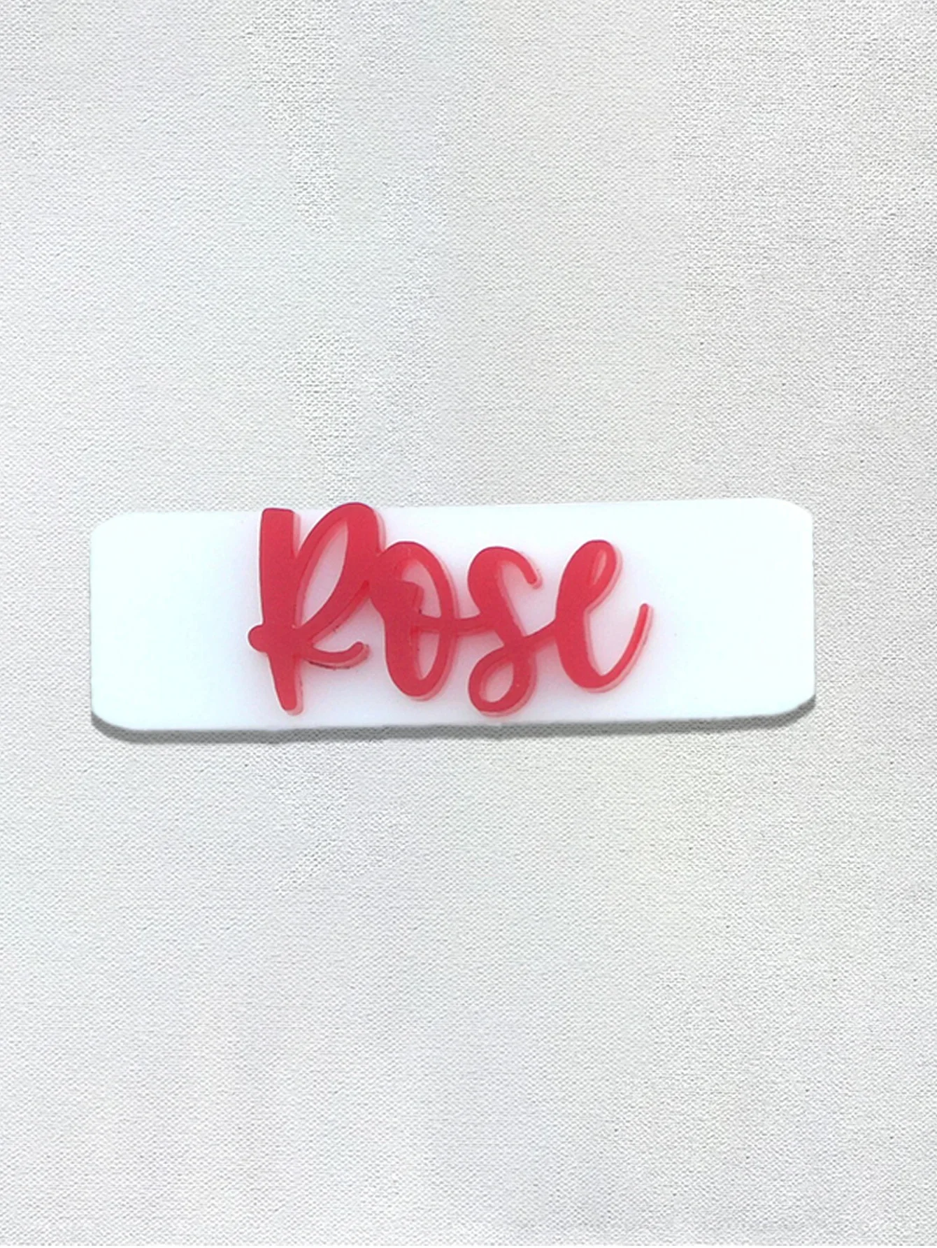 Personalized name hair clip, custom hair clip
