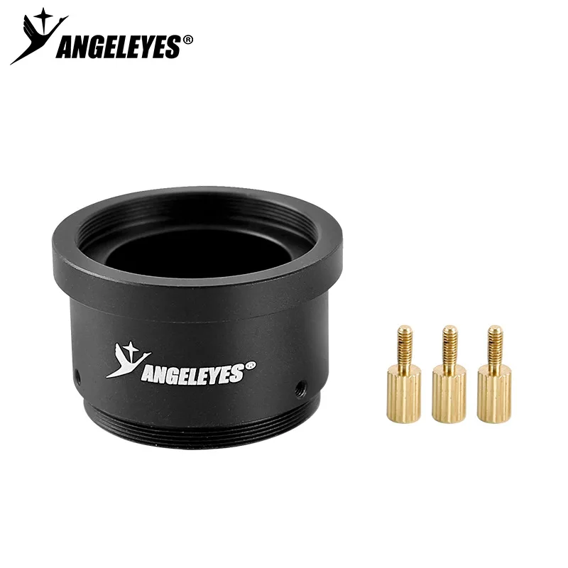 

Angeleyes M42/M48 to 1.25 Inch Three Screw Locking Photography Sleeve for Telescopes Bird Watching Astronomical Accessories