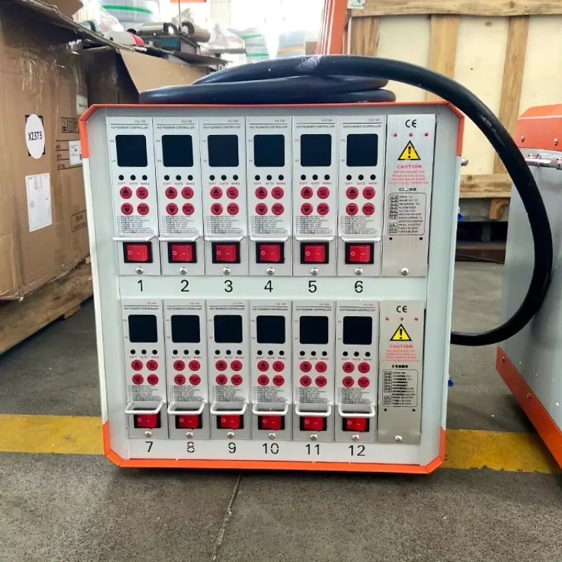 Controlador de temperatura de canal caliente de molde de 12 zonas para molde de plástico