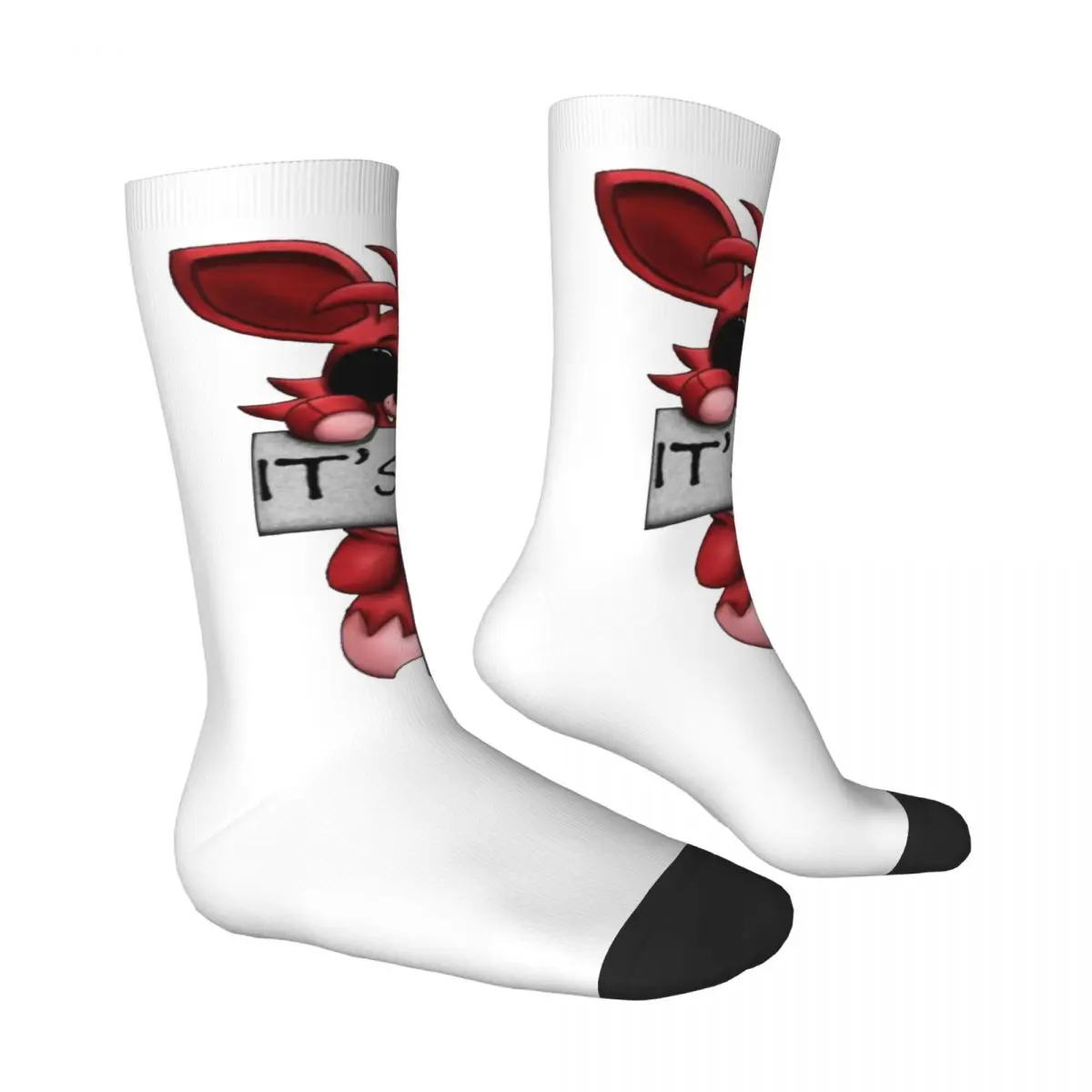 Five Nights Socks Freddys Foxy Gothic Stockings Couple Warm Soft Skateboard Socks Spring Printed Anti Sweat Socks