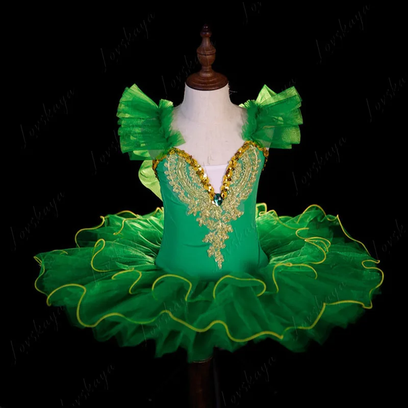 تنورة توتو جديدة من الشاش للفتيات ملابس أداء توتو للأطفال رقص Cygnet