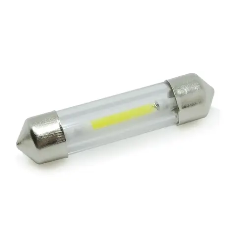 LED COB 유리 자동차 인테리어 조명, 자동차 꽃줄 램프, 돔 독서 화이트 드롭 배송 지원, C5W, 31mm, 36mm, 39mm, 41mm