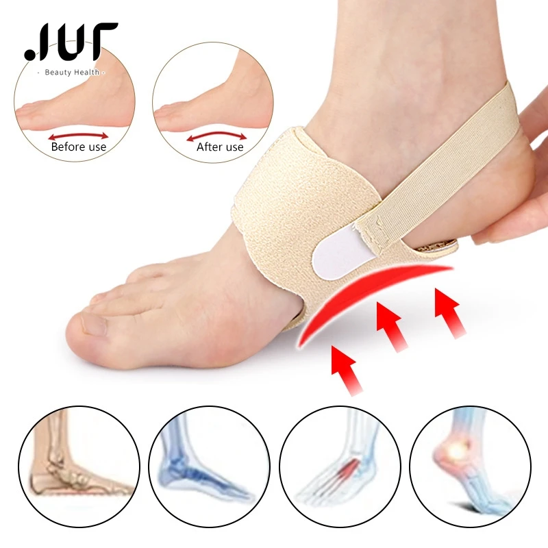 แผ่นรองส้นเท้า1คู่เบาะรองหมอนรองโค้งที่มองไม่เห็นเบาะโค้งไม่ลื่นถุงเท้านวดเท้า