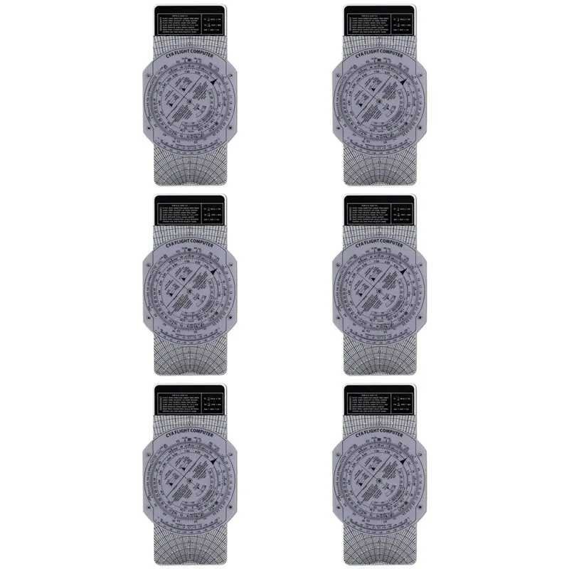 【付属品】6x-e6b-フライトコンピューター航空プロッター円形計算尺、航空飛行訓練、パイロット訓練、インターンシップで使用されます。