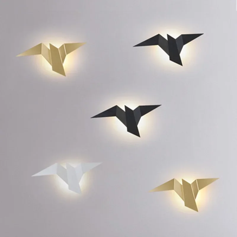 Nordic LED Wall Lamps Bedroom Bedside Wall Lights Creative Styling Lighting for Aisle Living Room Decors Sconces Home Decor 