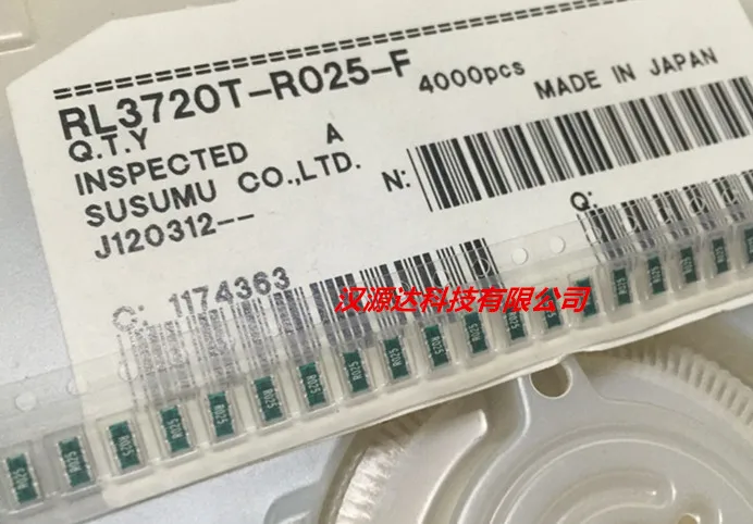 

100 шт./лот RL3720T-R025-F SUSUMU 1508-R025 0,025R 1% чипы Электронные новые