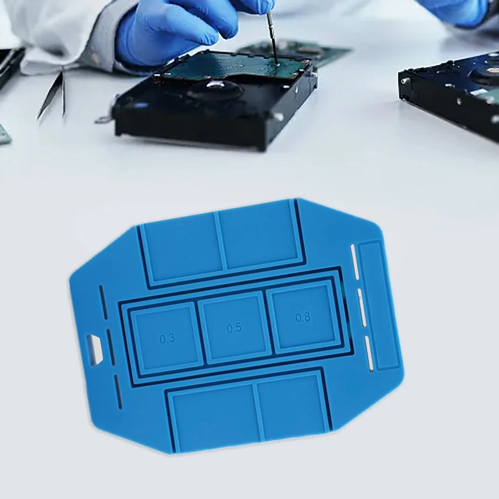 Heat Resistant Silicone Pad with Magnetic Adsorption for Mobile Phone Repair and Electronic Circuit Assembly Use