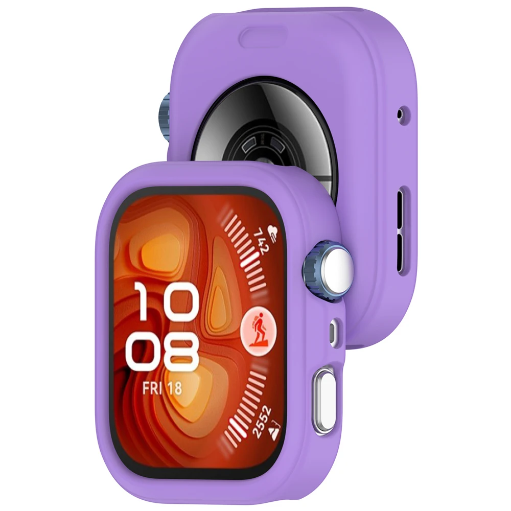 Huawei Watch Fit 4 / Fit4 pro용 실리콘 케이스 커버 소프트 보호 범퍼 케이스 시계 액세서리 보호 프레임 범퍼