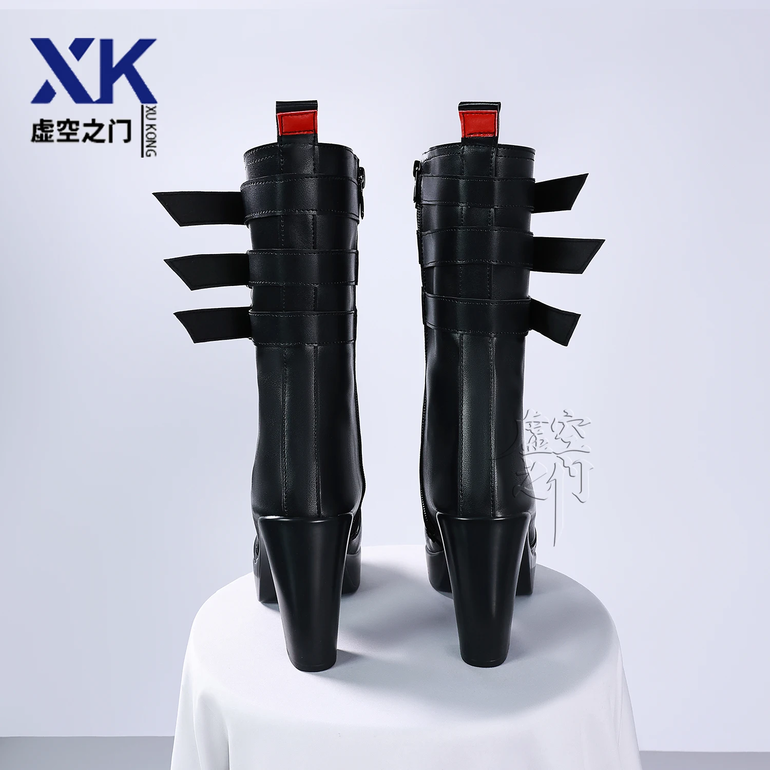 Zenless zona zero ukinami yuzuha jogo cosplay sapatos botas de couro preto do plutônio para mulheres meninas halloween carnaval festa adereços