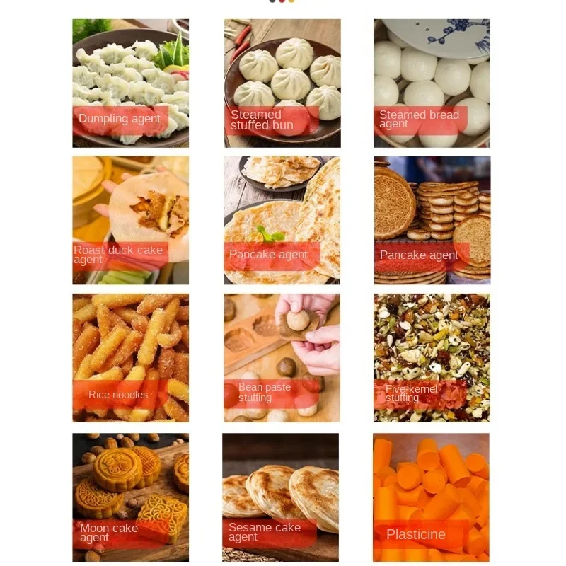 موزع العجين الصغيرة التجارية ، آلة ملء كعك القمر ، مقسم الحصة الخبز التلقائي ، ملء