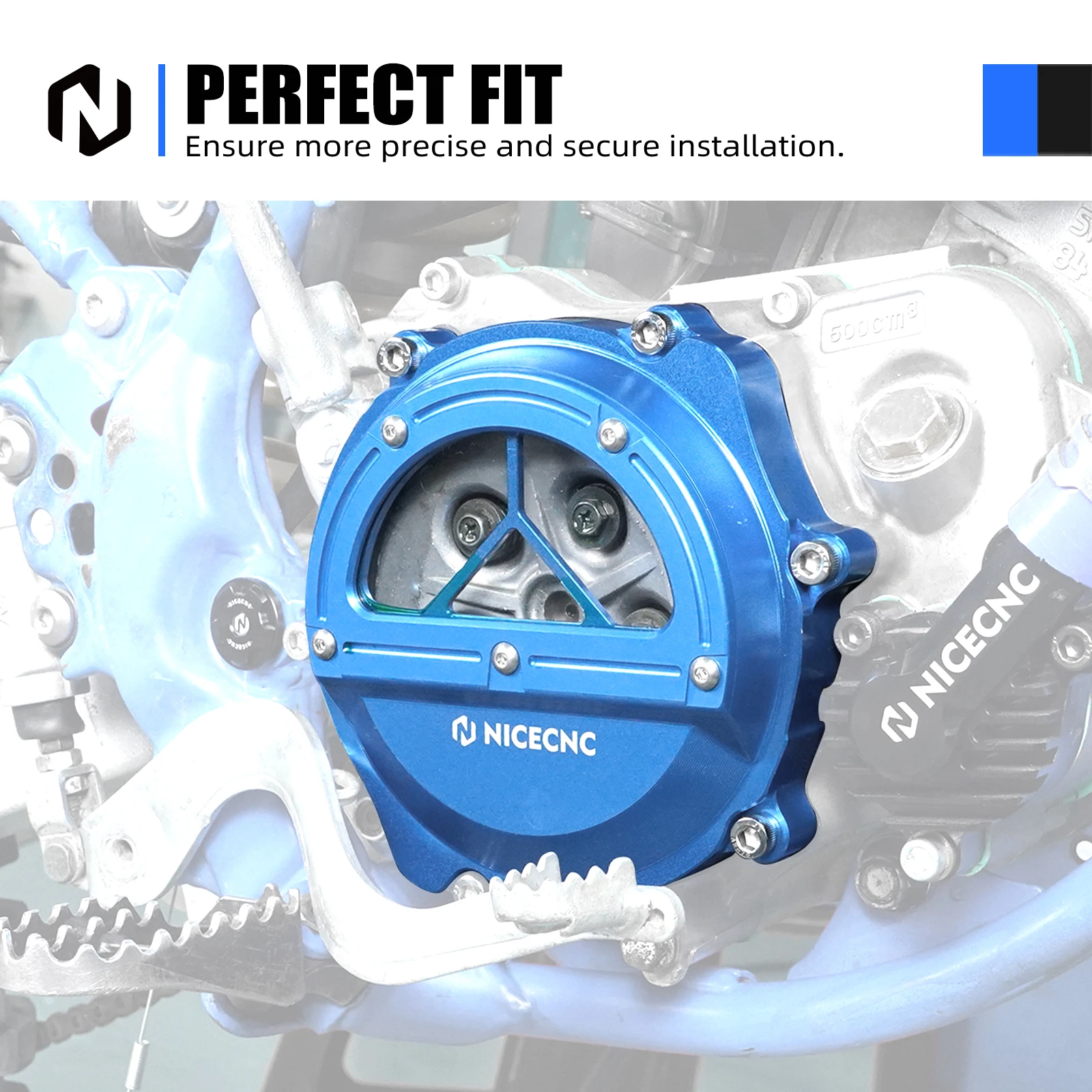 NICECNC لياماها YZ85 YZ 85 2002-2023 YZ65 YZ 65 2018-2023 2022 2021 2020 دراجة نارية الألومنيوم محرك شفاف غطاء القابض