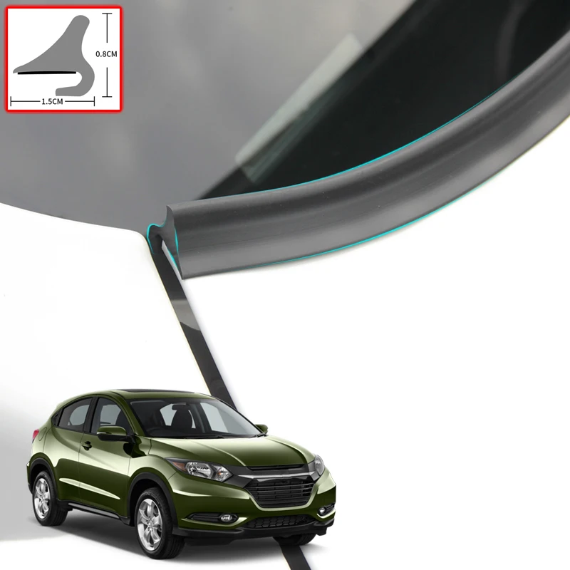 

For Honda HR-V 2018-2022 Car Rubber Seal Strip Windshied Spoiler Filler Protect Edge Weatherstrip Strips Sticker Car Accessories