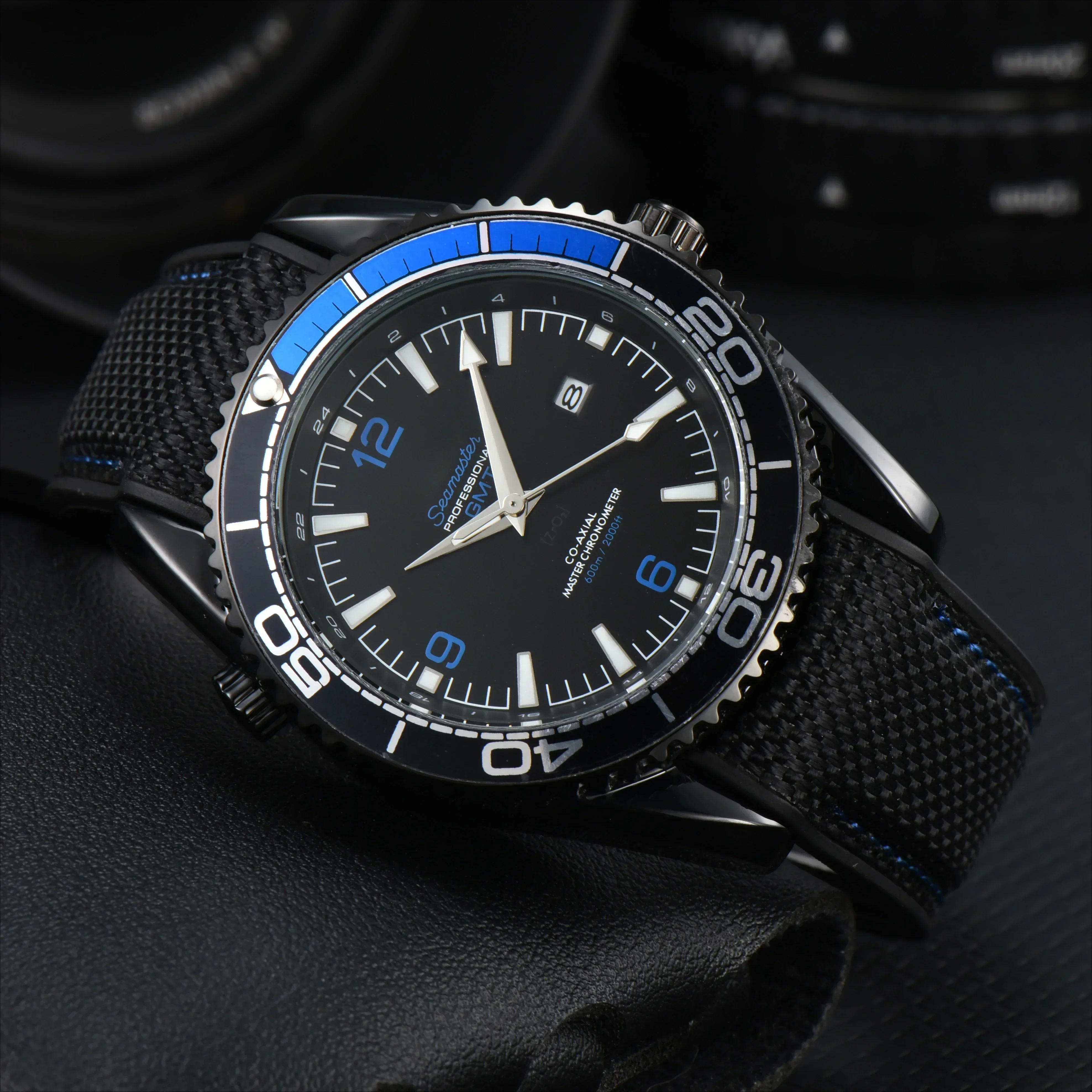 Automatic Mechanical Watch Male American Stainless Steel Scratch Proof Waterproof Diving Watch Business Leisure Watch