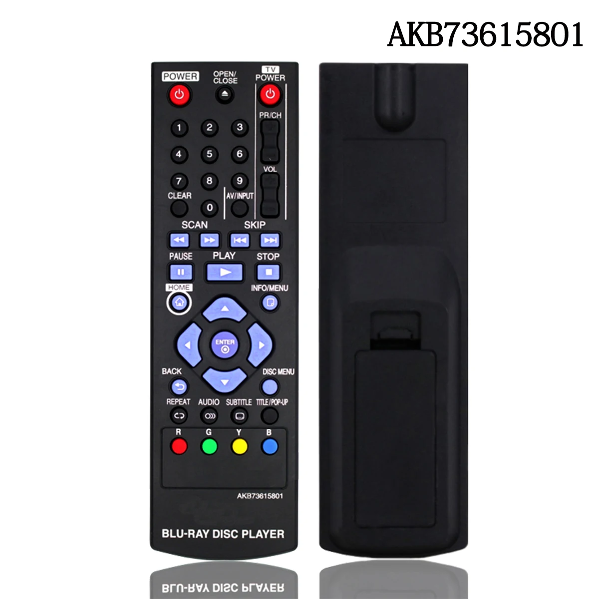 AKB 73615801   Pilot zdalnego sterowania do odtwarzacza Blu-Ray Disc DVD BD220 BD630 BP125 BP125N BP200 BP220 BP220N BP320N BP325 BP320
