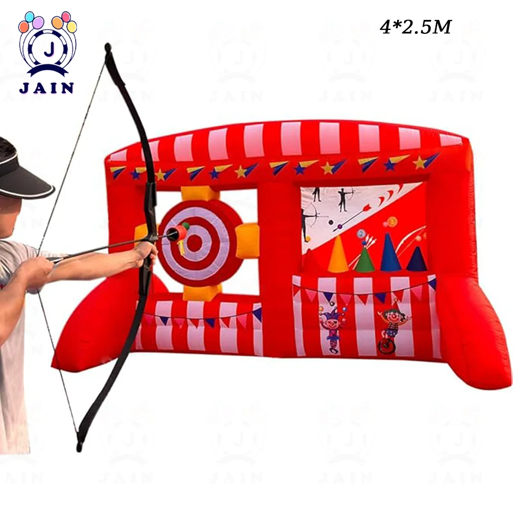 Inflatable Dart + Inflatable Archery Range Floating Ball Shooting Archery Target 2 in 1 Interactive Sport Games For Rental