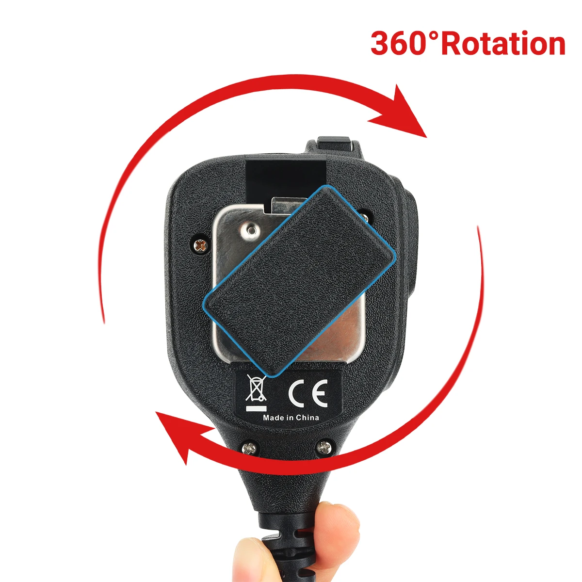 1/2/5 pcs Speaker MIC Handheld Belt Clip Walkie Talkie Accessory Microphone Replacement For Motorola PMMN4013A 4021 4022 4013