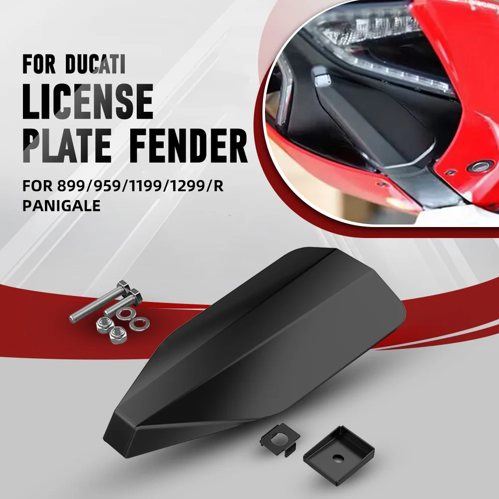 

For Ducati 899/959/1199/1299/R Panigale 2012 -2015 2016 2017 2018 Rear Mudguard Extender Fender Splash Extension Guard Cover