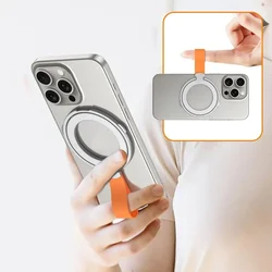 Magnetic Cell Phone Ring Holder Case for MagSafe IPhone 13 14 15 16 Pro Max Plus Removable Mac Safe Magnet Stand