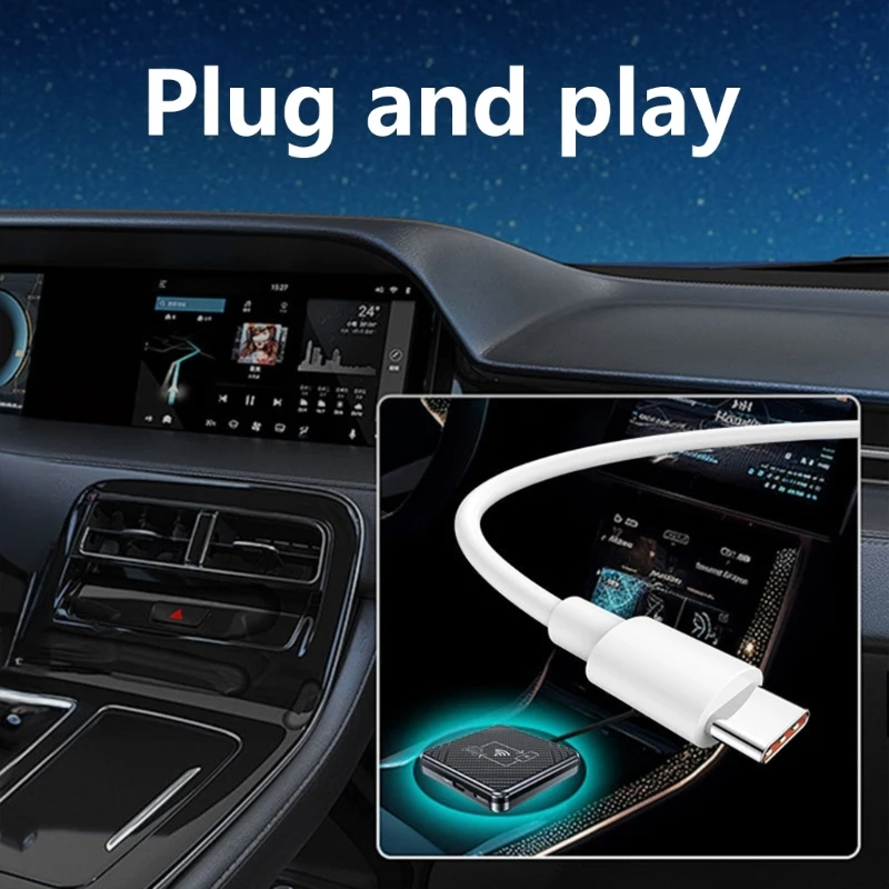 Upgrades Musik Androids Auto Wireless Adapter Blue Tooth Intelligent Gerätestecker & Spielauto -Adapter für Probleme Frees D2RC