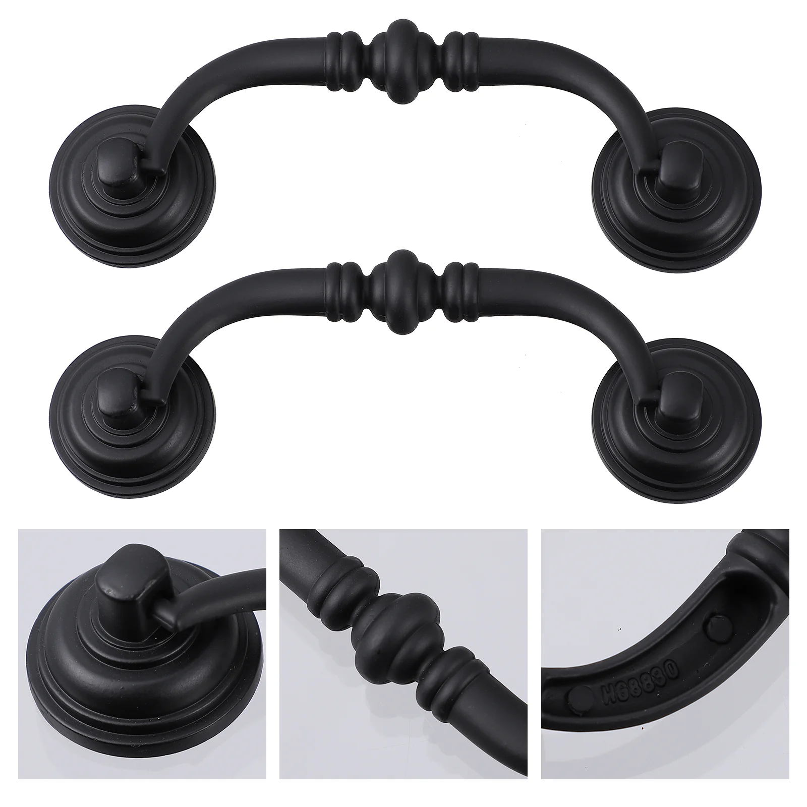 

4 Pcs Handle Cabinet Door Knobs Vintage Decor Furniture Drawer Pulls Hardware Handles for Cabinets Zinc Alloy Home