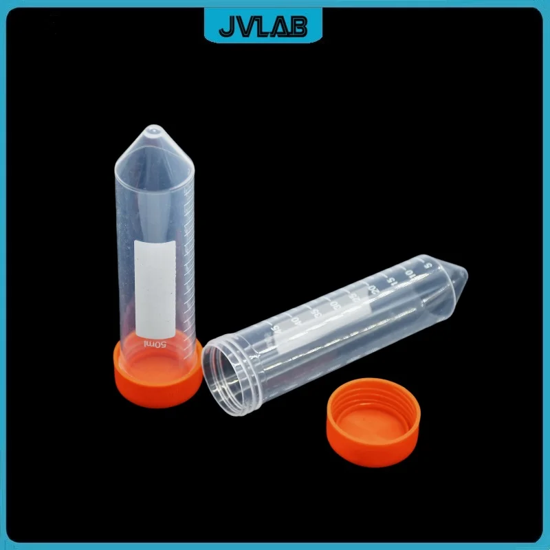 Centrifuge Tube Sample EP Tube 50 ml With Clear Scale Bottom Tip Plastic Test Tube With Screw Cover 50 / PK