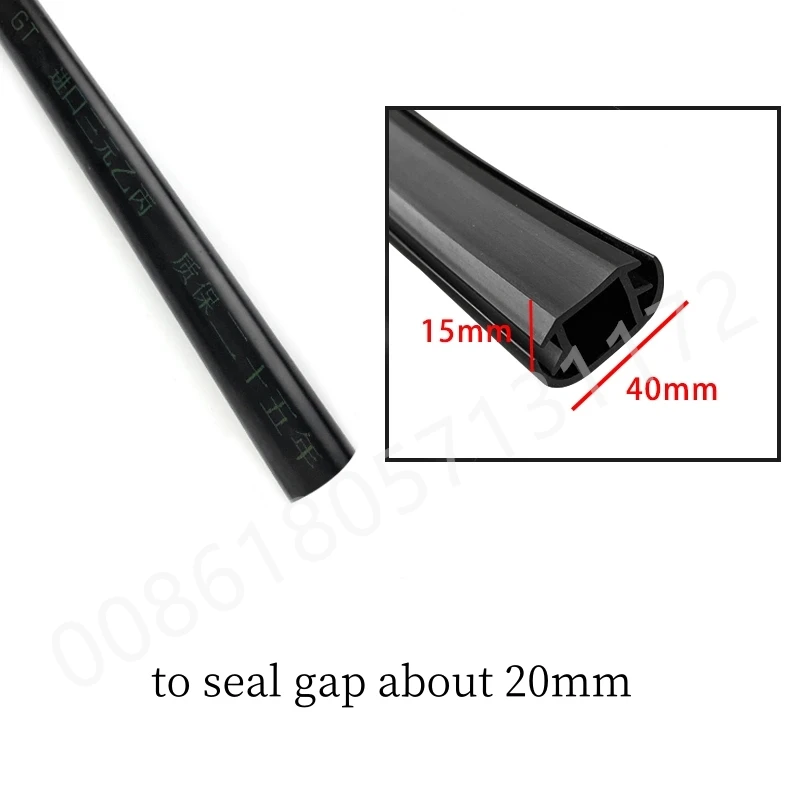 Quality Rubber T Strip Gap Cover for Solar Photovoltaic Metal Cable Trench Cover Monocrystalline Solar Panel Seals Black