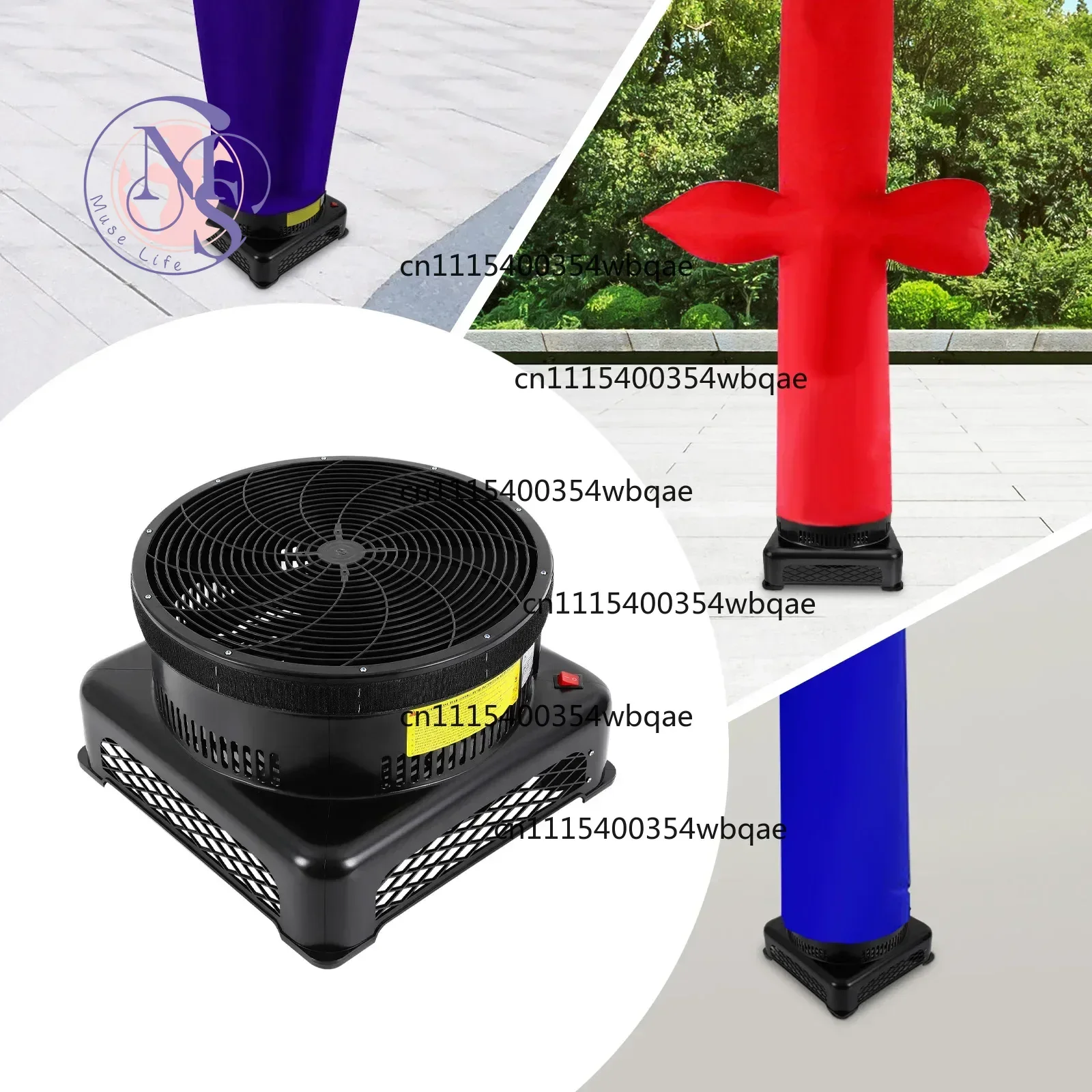 ZOCI-FOR-550W High Speed Air Blower 360/380Pa Heavy Duty Inflatable Air Pump For Air Dancers, Replacement Parts