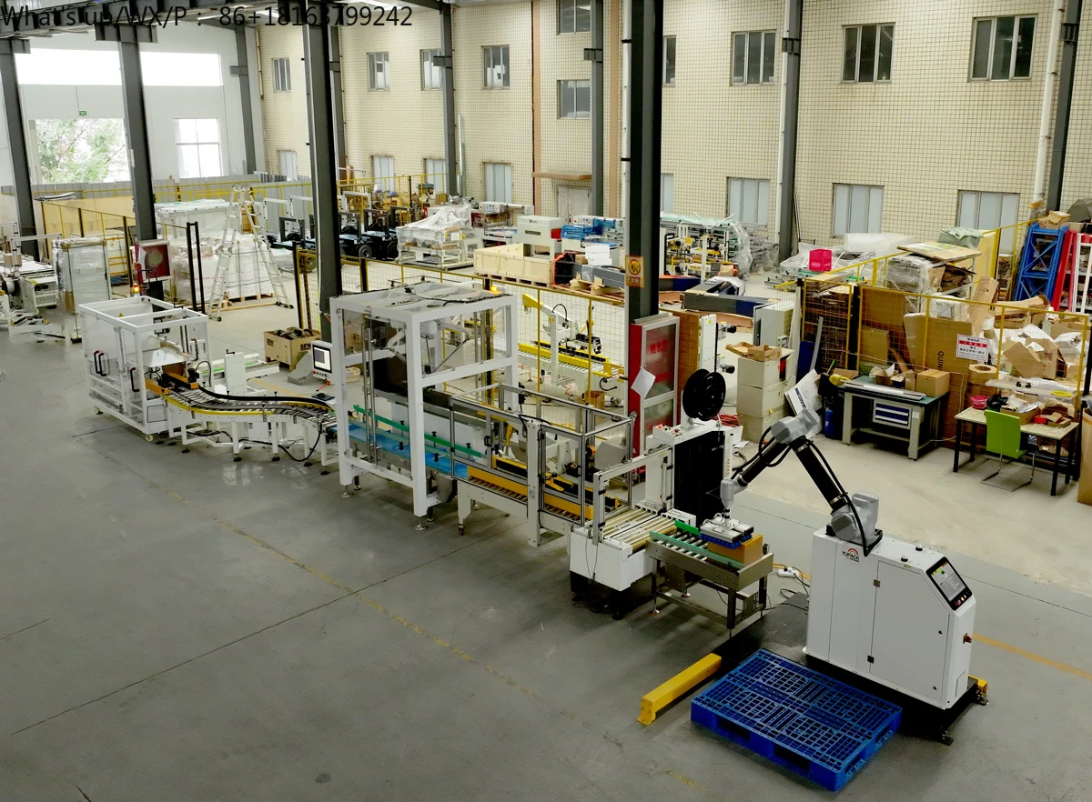 Integriertes Gehäuseformungs-Verpackungssystem, automatischer Hochgeschwindigkeits-Koffer-Erektor und Packer