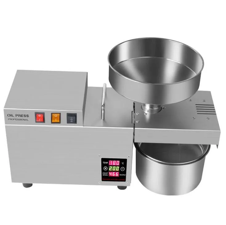 Automatic Commercial Oil Press Vegetable Seeds Sunflower Seed Oil Extractor