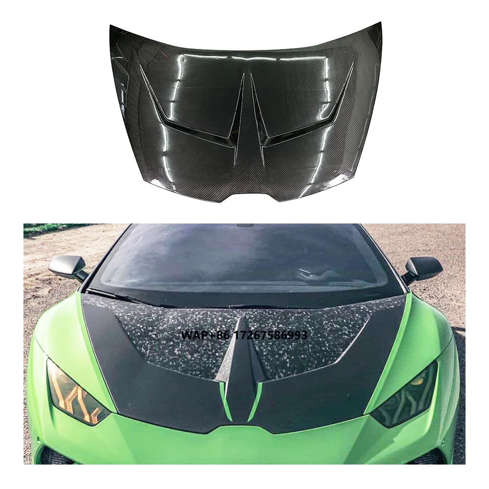 

New 1016 Dry Carbon Fiber Engine Hood for Huracan LP610 LP580 2014-2018 Model