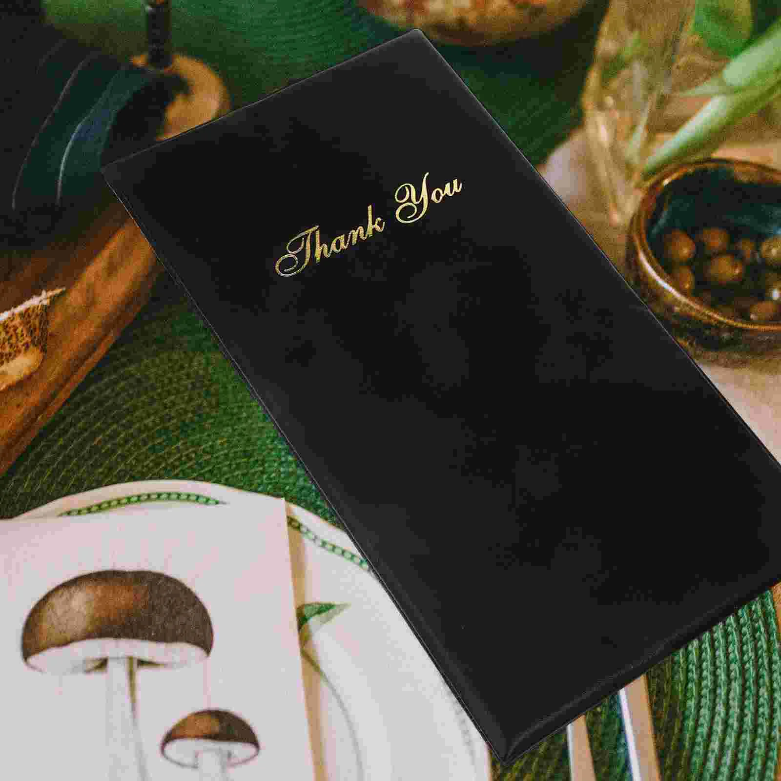 Restaurant Supplies Menu Holder Check Presenters For Restaurants Book Guest Card Order