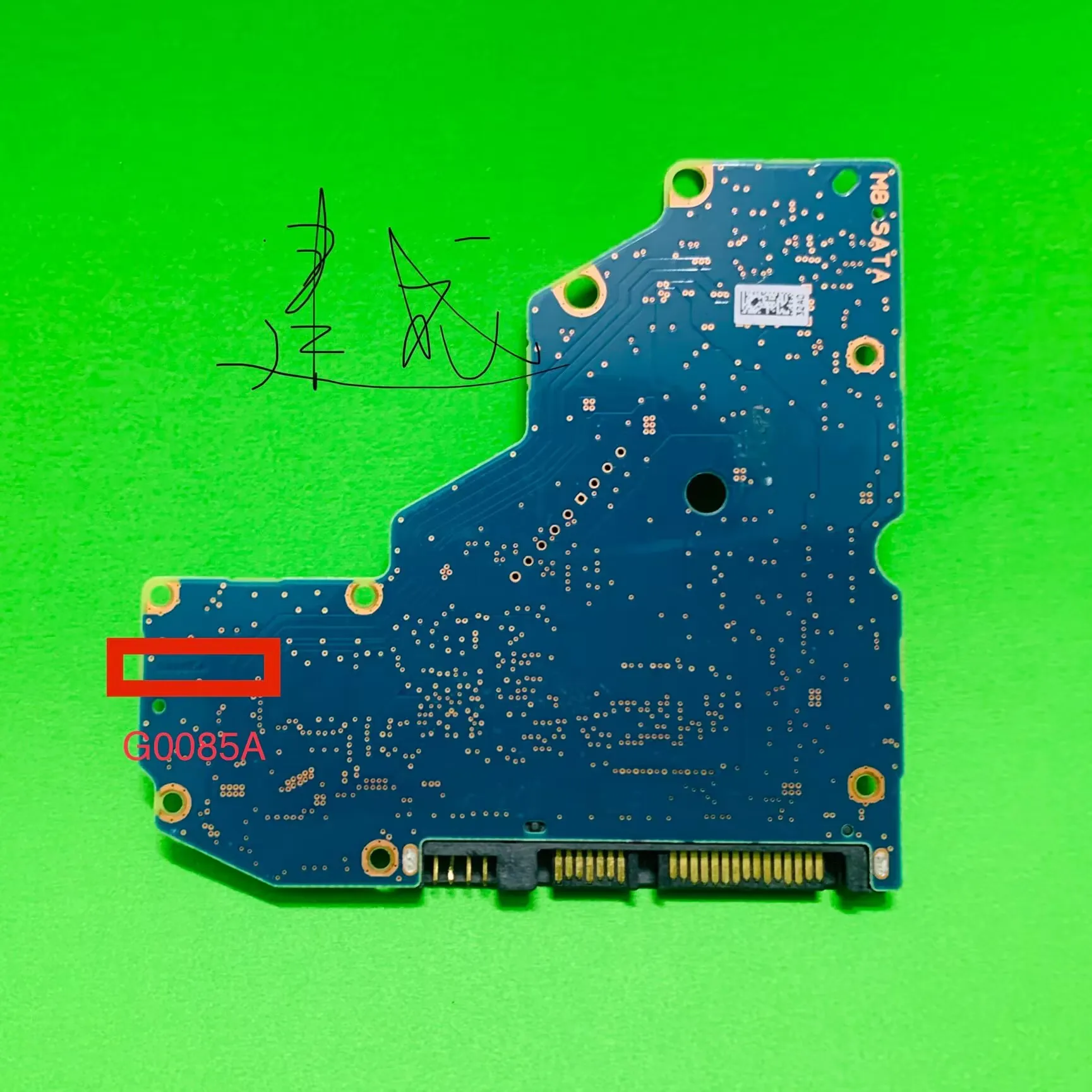 Toshiba disco rígido m8 sata g0085a, placa lógica