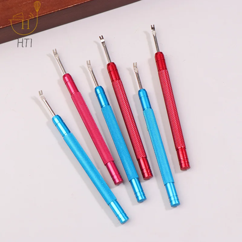 Outil de réparation de montre en acier allié, accessoires pour horloger, dissolvant de mains de montre, outil de levage manuel pour enlever l'aiguille, 2 pièces