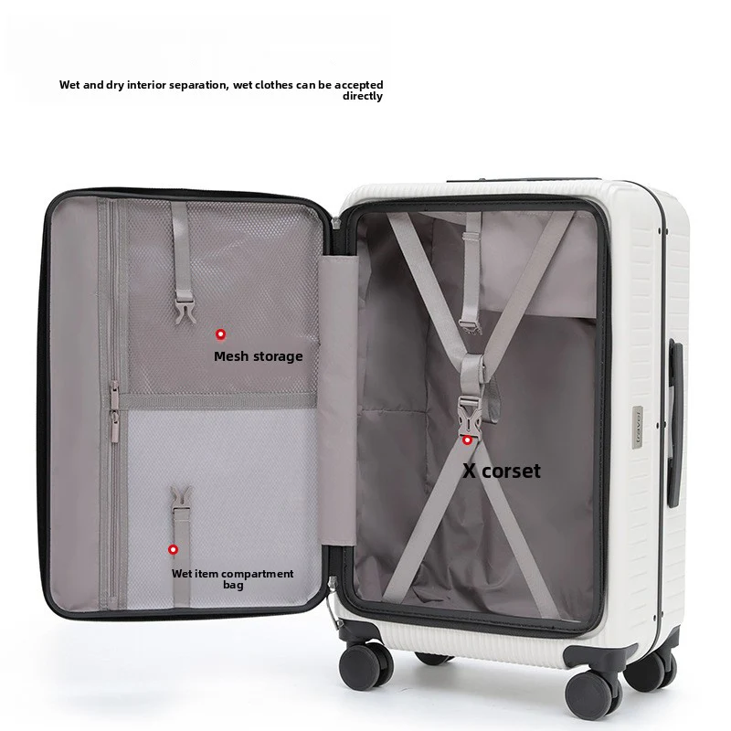 KLQDZMS Cabin Suitcase ABS + PC Boarding Box 20