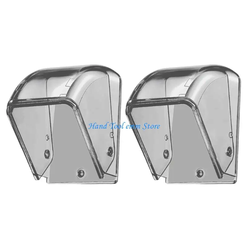 H37F Wireless Doorbell Rain Cover Transparent Protector for Video Doorbell Waterproof Cover Guard Door Access Protector