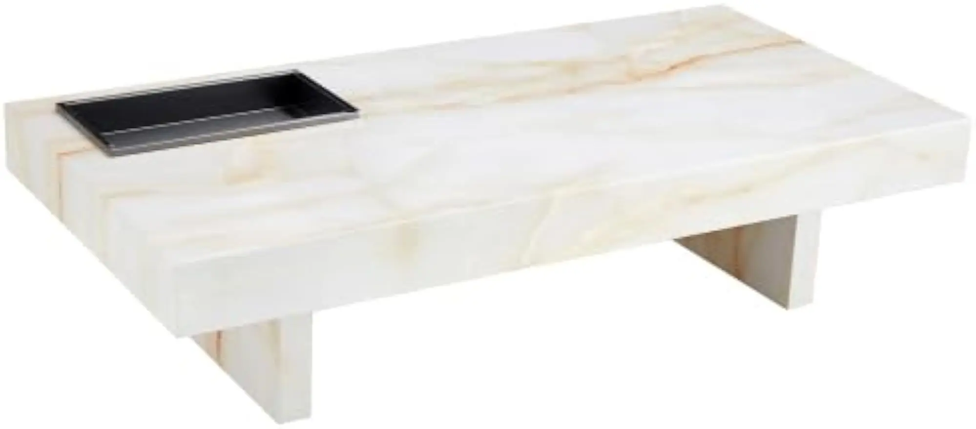 Home Furniture Series Modern Coffee Table with Imitation Marble Patterns, MDF Material, Stylish Design