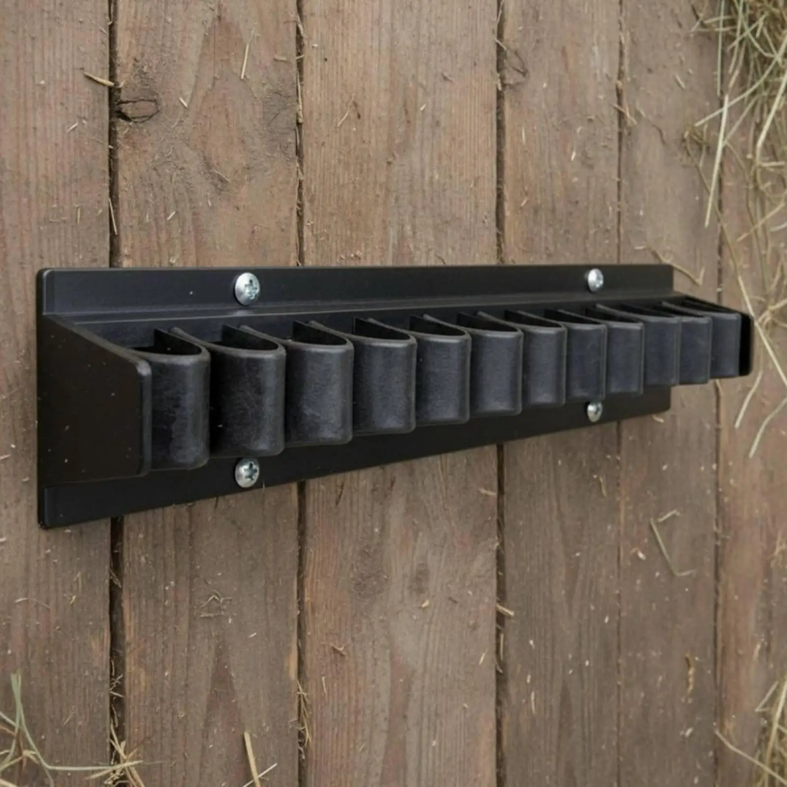 Wall Mount Whip Holder for Horse Riding Gear Plastic Crop Rack Multi Slot Tack Storage for Barn