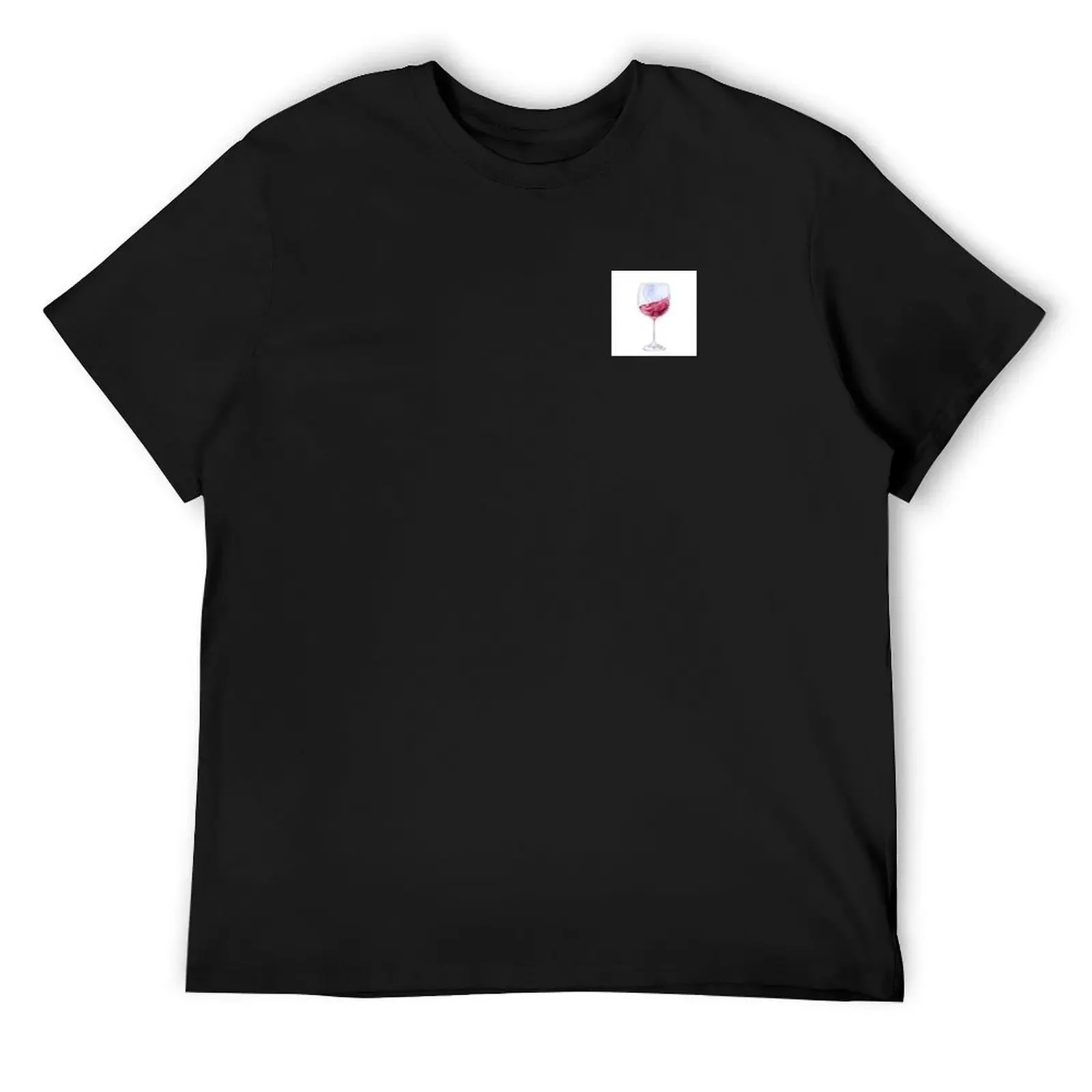 

wine glass T-Shirt anime anime stuff tees oversized t shirts for men