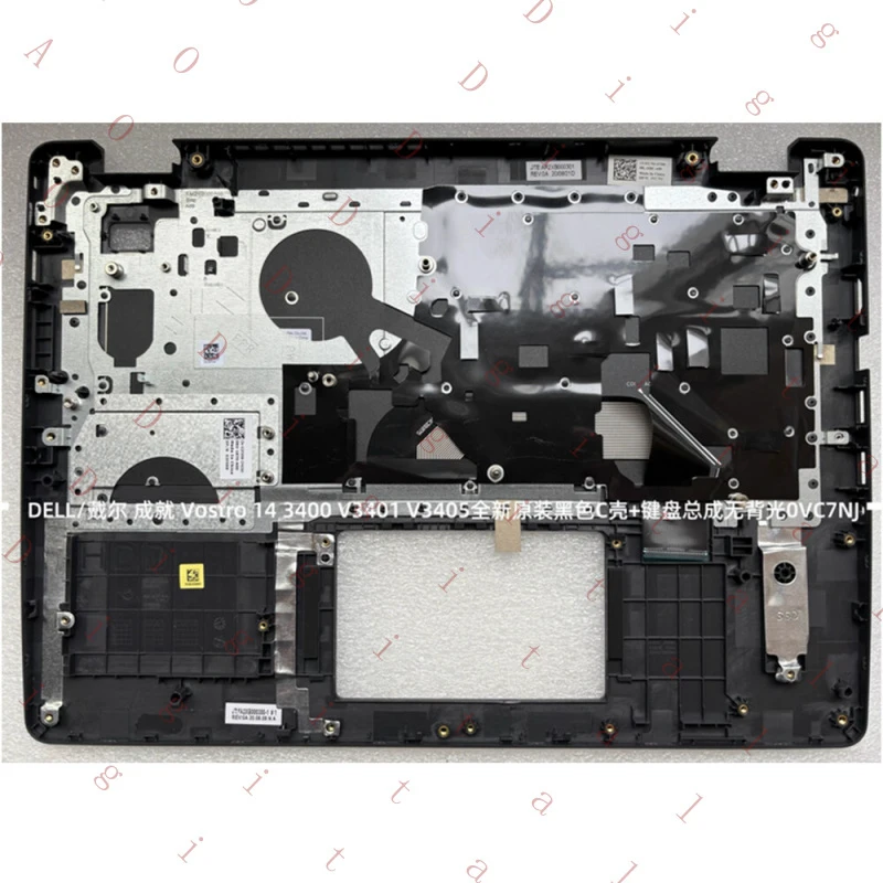 WW For DELL Vostro14 3400 V3401 V3405 Laptop Keyboard Palmrest Upper Case CN-0VC7NJ