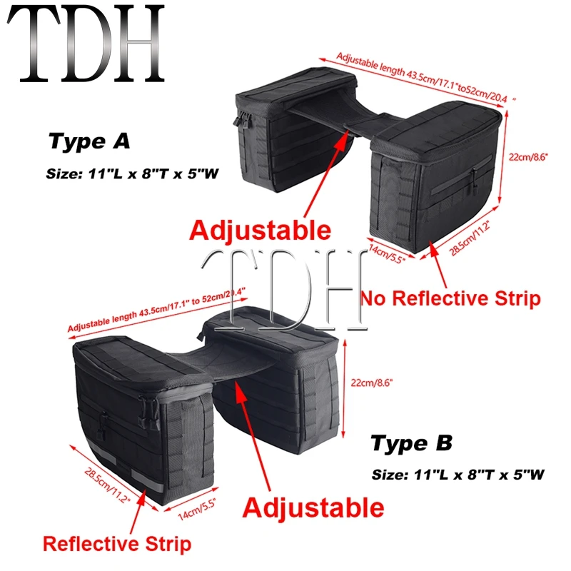 Motorcycle Saddle Tool Pack Saddlebag Rear Side Luggage Storage Bag For Harley Sportster 883 1200 Dyna Softail Cafe Racer Custom