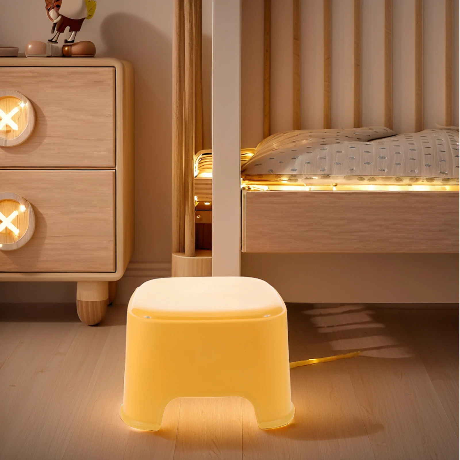 Multifunctional For Bathroom Kitchen Home Non-Slip Comfortable Step Stool Ergonomic Design Potty Shower Foot Stool