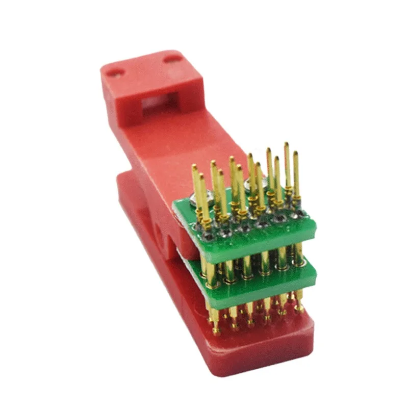 Imagem -03 - Suporte de Teste Pcb Clip Clamp Fixture 2.54 mm Probe Pogo Pin Download Programa Burn 3p 4p 5p 6p 7p 8p 9p 10p