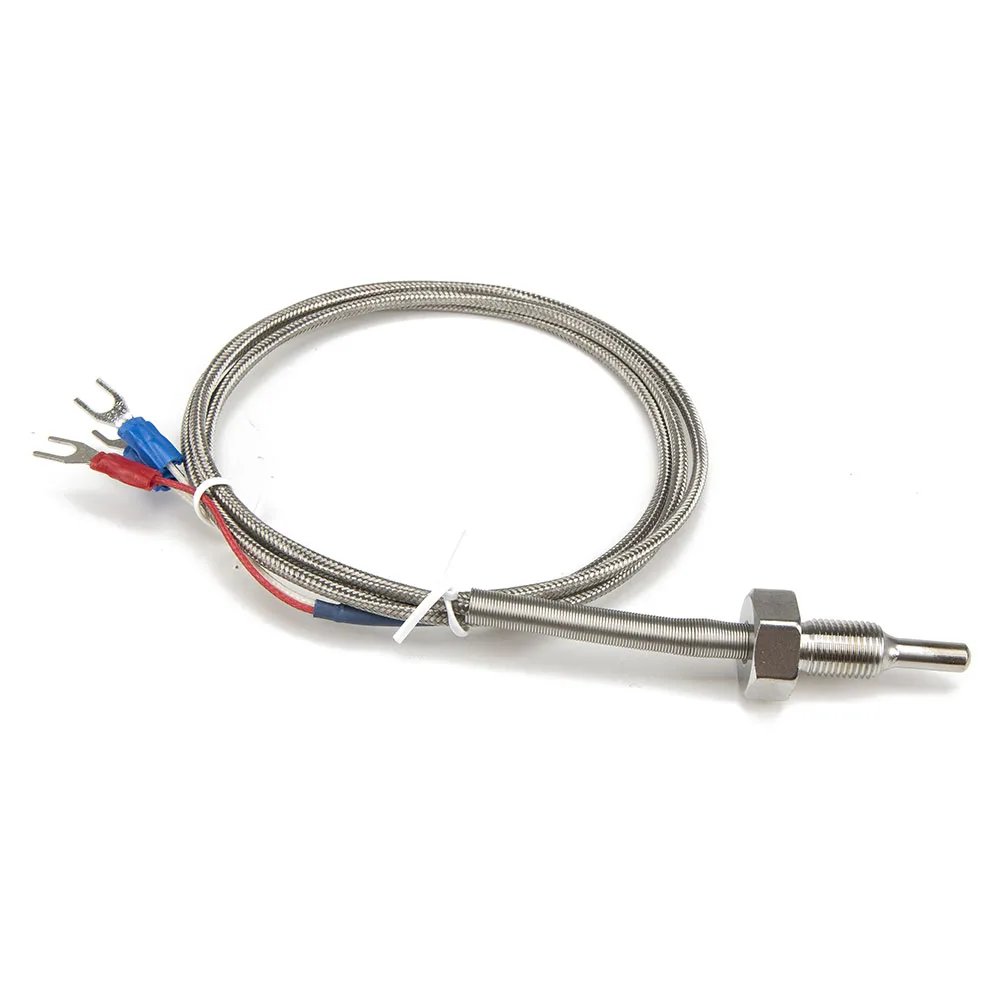 FTARP09 PT100 type 30mm probe length 1m metal braided cable RTD temperature sensor