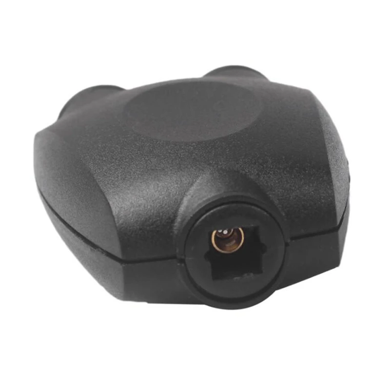 A31T 1 to 2 Way Digital Toslink Optical Audio Splitter Adapter Fiber Optic Converter SPDIF 1 Female to 2 Female