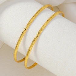 2 pieces/set of Middle East Saudi mesh copper women's fine ring buckle bracelet
