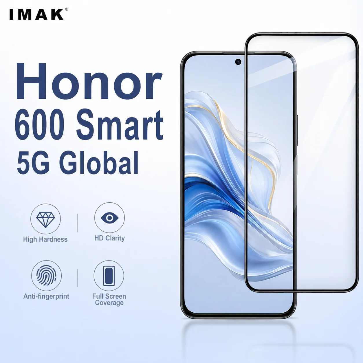 Tempered Glass For Honor 600 Smart 5G Global Protector Film Anti Scratch Full Screen Coverage FM0003