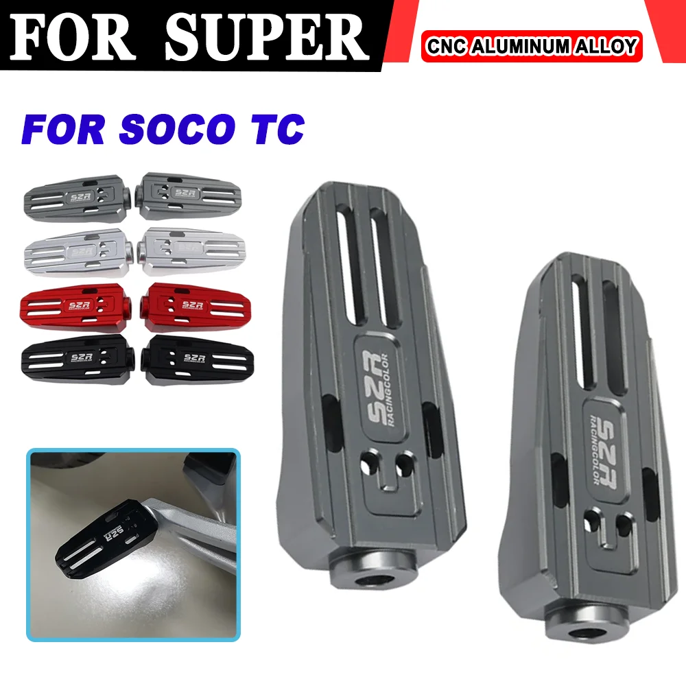 

Motorcycle Accessories Widen Front Footrest Driver Foot Rests Footpeg Foot Pegs Pedal For Super SOCO TC TS TS Lite TS 1200R